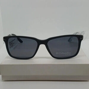NWT MEN'S COLUMBIA SUNGLASSES C540S PEAKBAGGERG MATTE BLACK